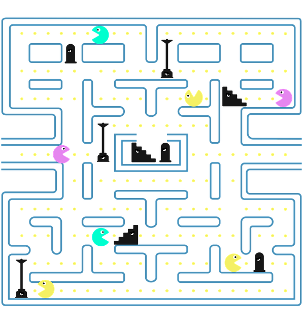 pacman game video game